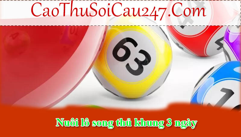 Nuôi lô song thủ khung 3 ngày là gì?